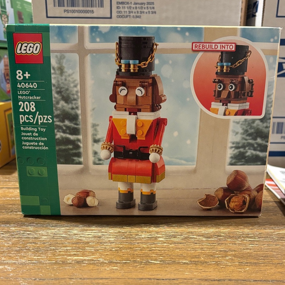 NEW Lego Nutcracker Building Toy - Red, Black, Brown
